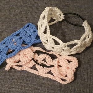 Handmade crochet baby headband
